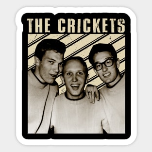 Chirping into Rock History The Crickets' Beat Sticker